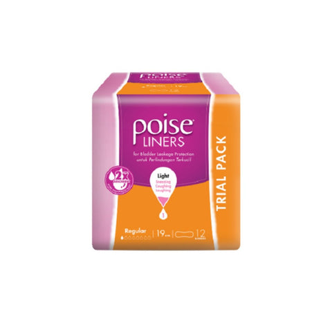 Poise Liner Regular 19cm 12's