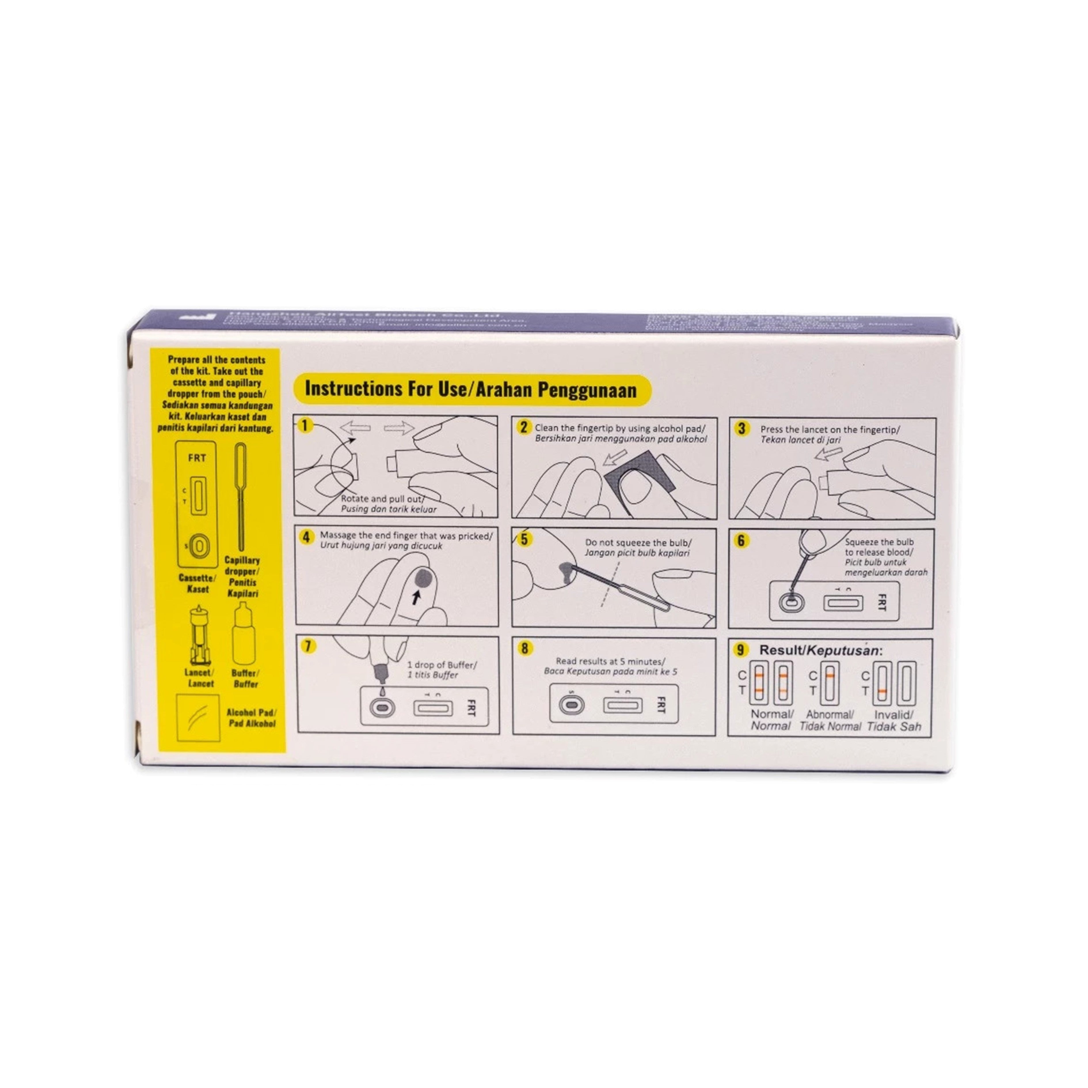 ALLTEST Ferritin Rapid Test Cassette (Whole Blood) - REF OFE-420H (1's) - Self-Testing for Iron Deficiency