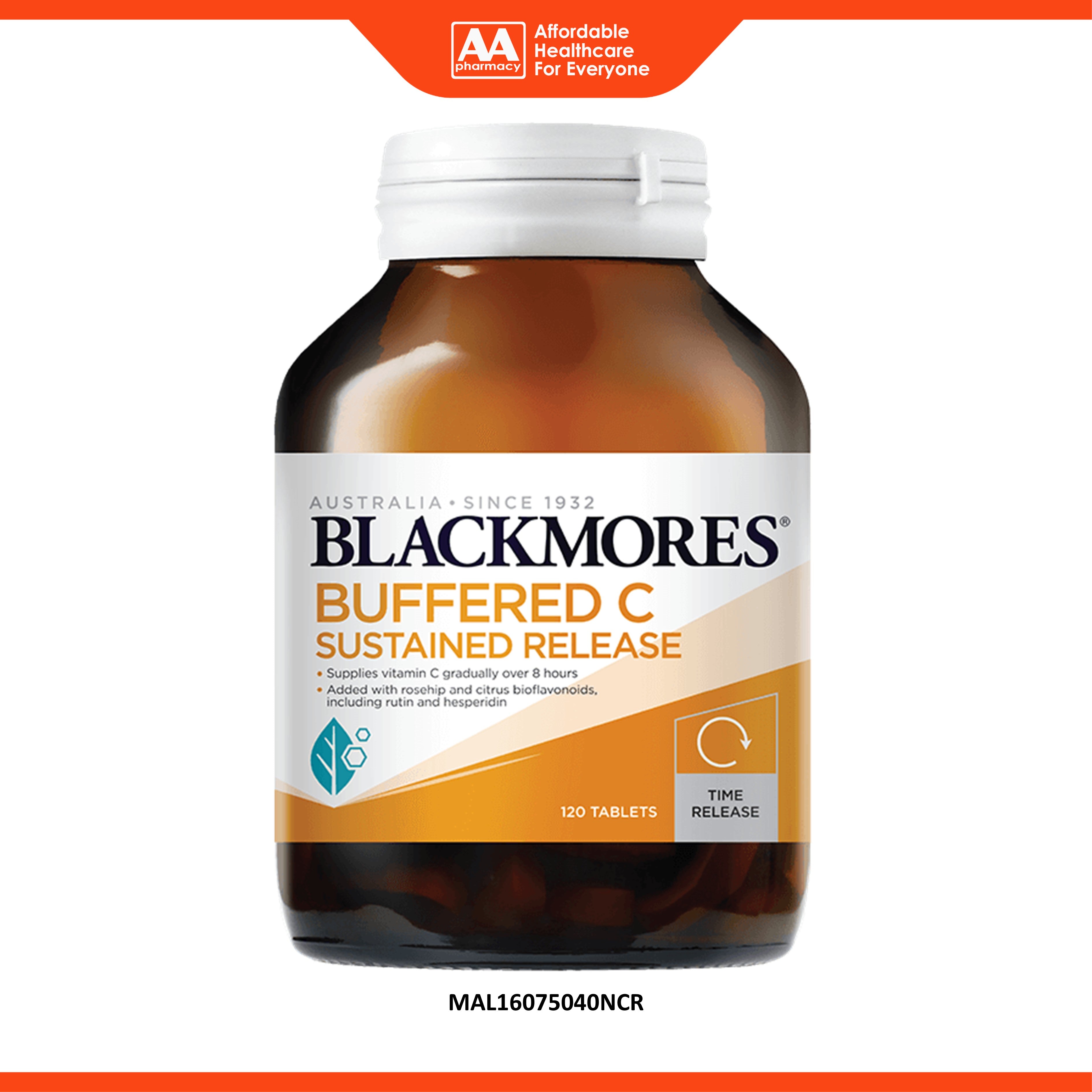 Blackmores Buffered C 500mg Sustained Release Tablet 120's