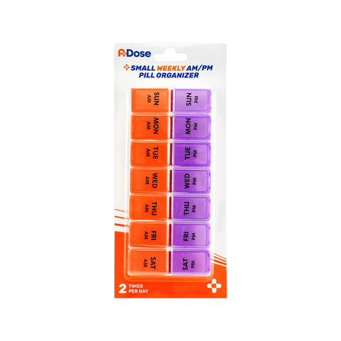 A-Dose Small Weekly AM/PM Pill Organizer (14 Compartments) 1's