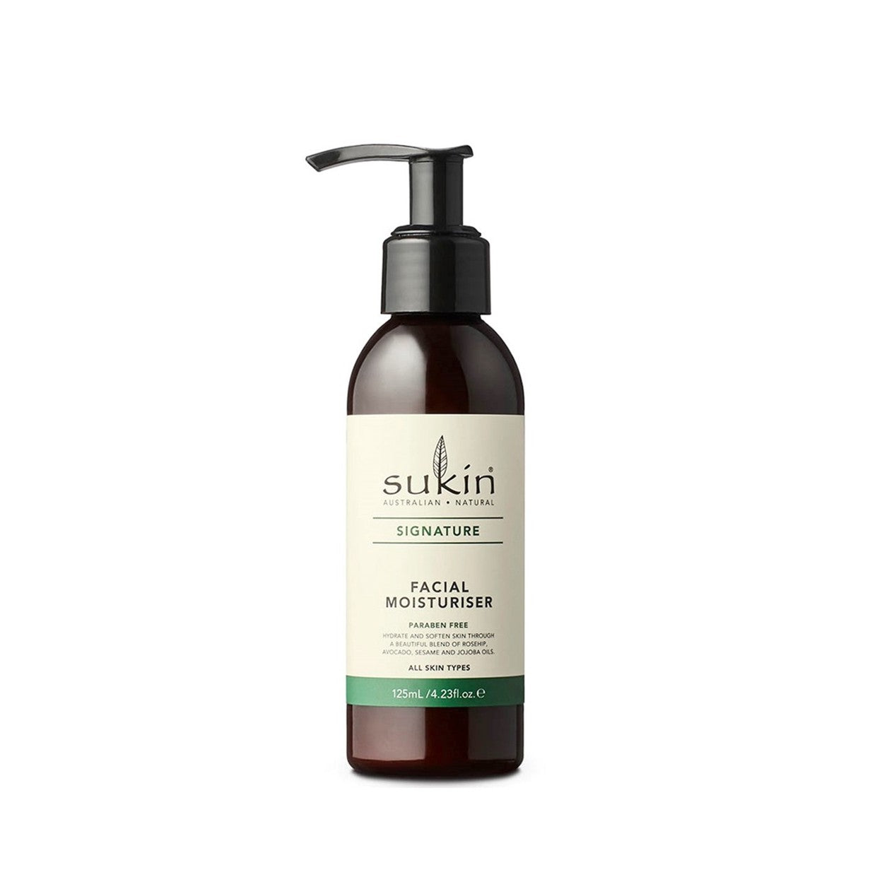 Sukin Signature Facial Moisturiser 125mL (Pump)