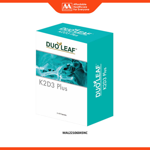 Duoleaf K2 D3 Plus Capsule 2x50's