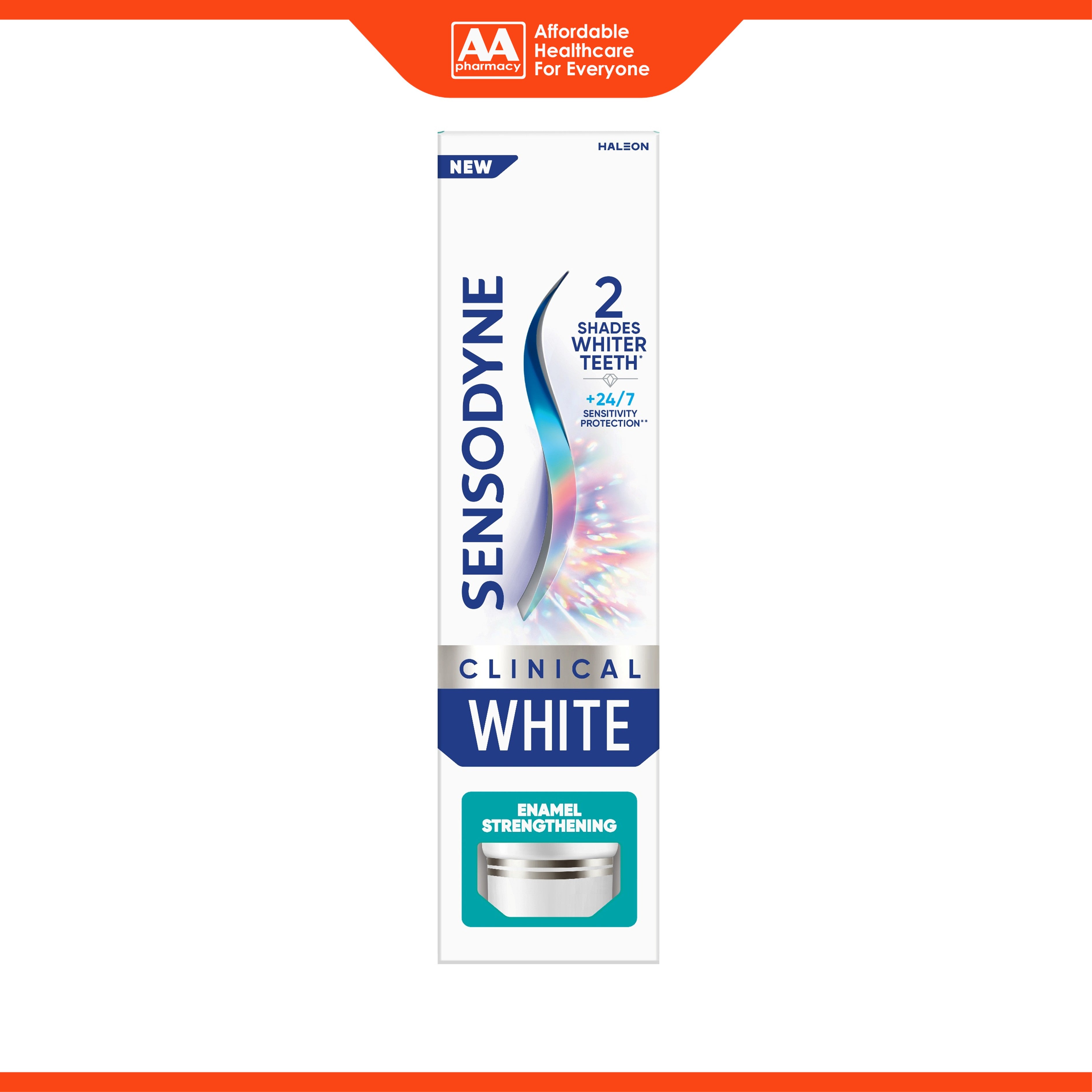 Sensodyne Toothpaste - Clinical White, Enamel Strengthening (100g)