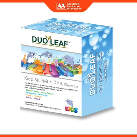 Duoleaf Kidz Multivitamins + DHA Chewable Tablet 2x30's