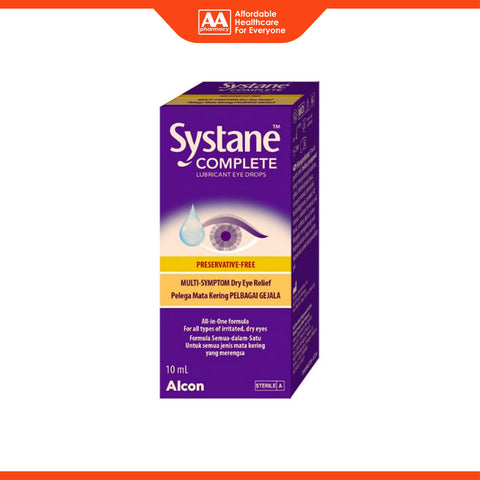 Systane Complete (Preservative-Free) Lubricant Eye Drops 10mL