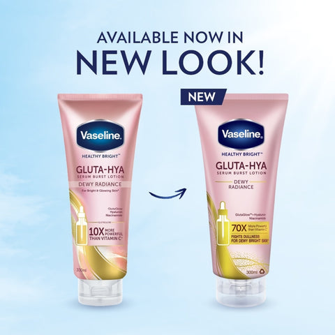 Vaseline Healthy Bright Gluta-Hya Serum Burst Lotion (Dewy Radiance) 300mL