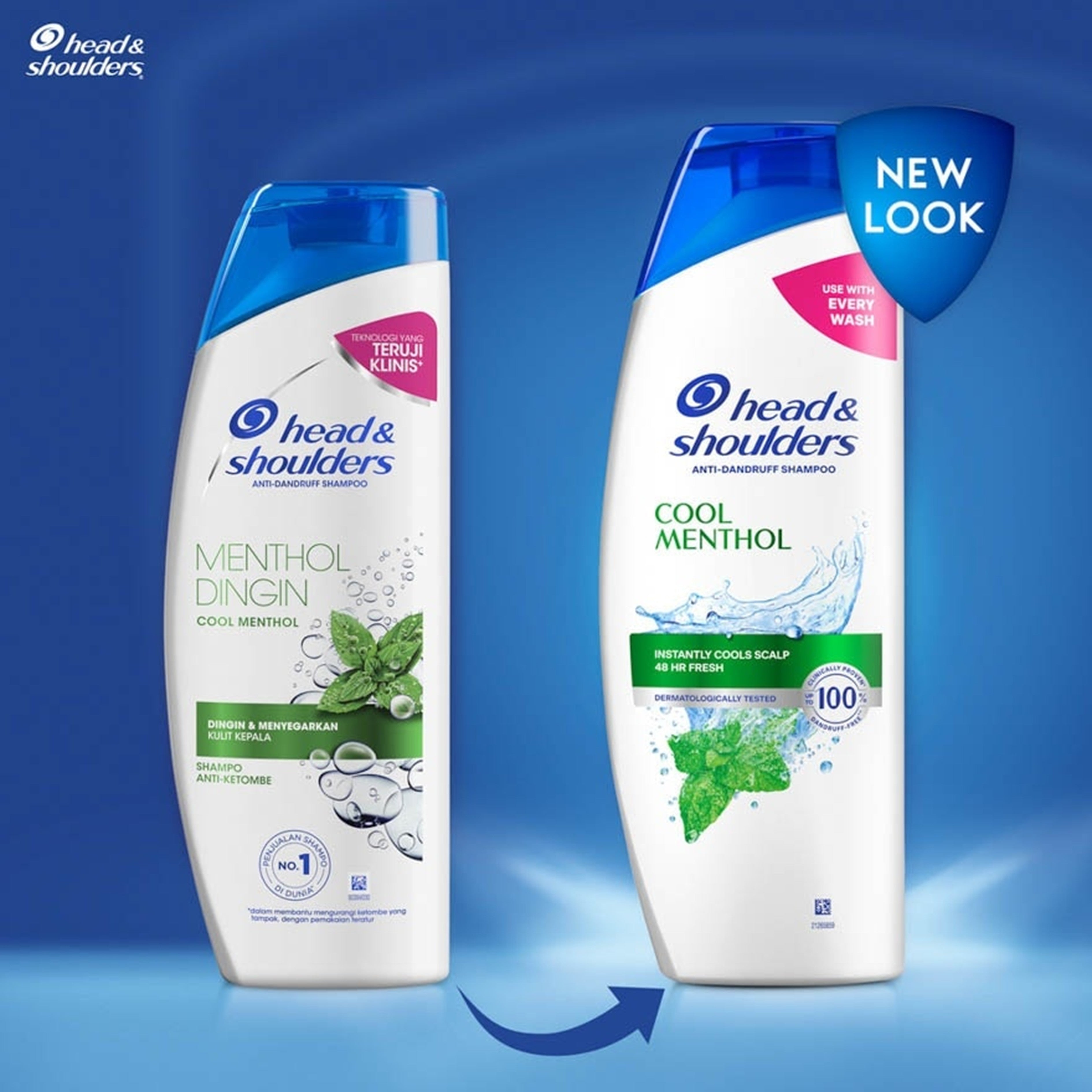 Head and Shoulders Anti-Dandruff Shampoo (Cool Menthol) 300mL