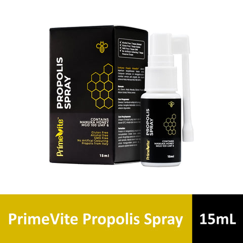 PrimeVite Propolis (Manuka Honey MGO 100 UMF 6) Oral Spray 15mL