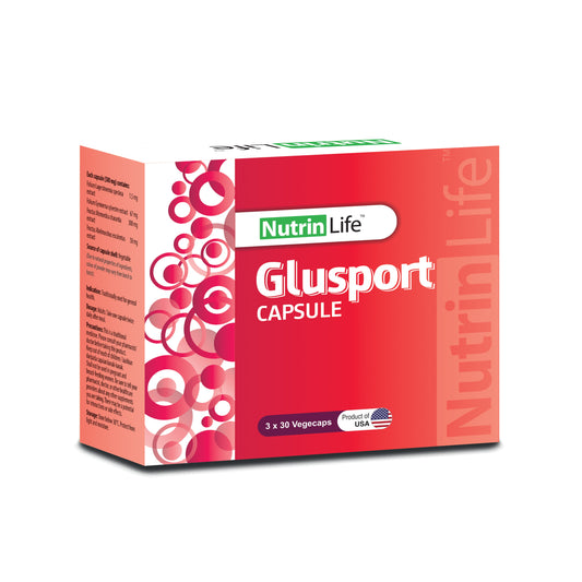 NutrinLife Glusport Vegecapsule 3x30’s