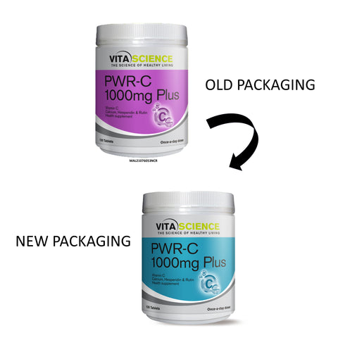VitaScience PWR-C 1000mg Plus Tablet 120's (Acid-Free Vitamin C)
