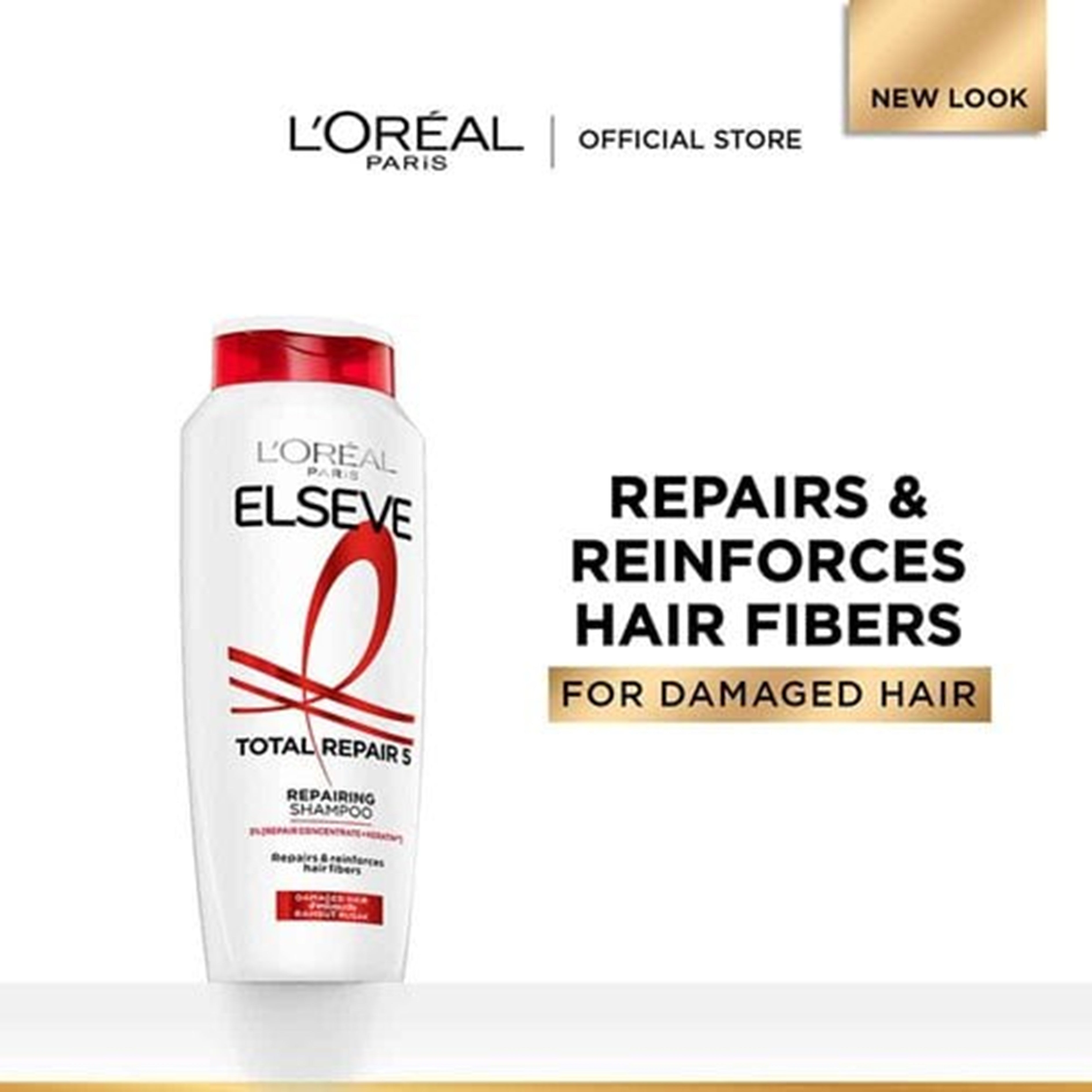 L'Oréal Paris Elseve Total Repair 5 Repairing Shampoo 280mL