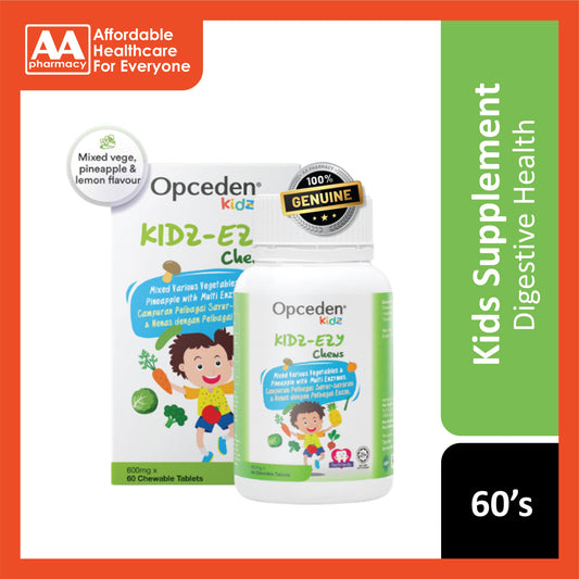 Opceden Kidz Kidz-Ezy Chews 600mg Chewable Tablet 60's