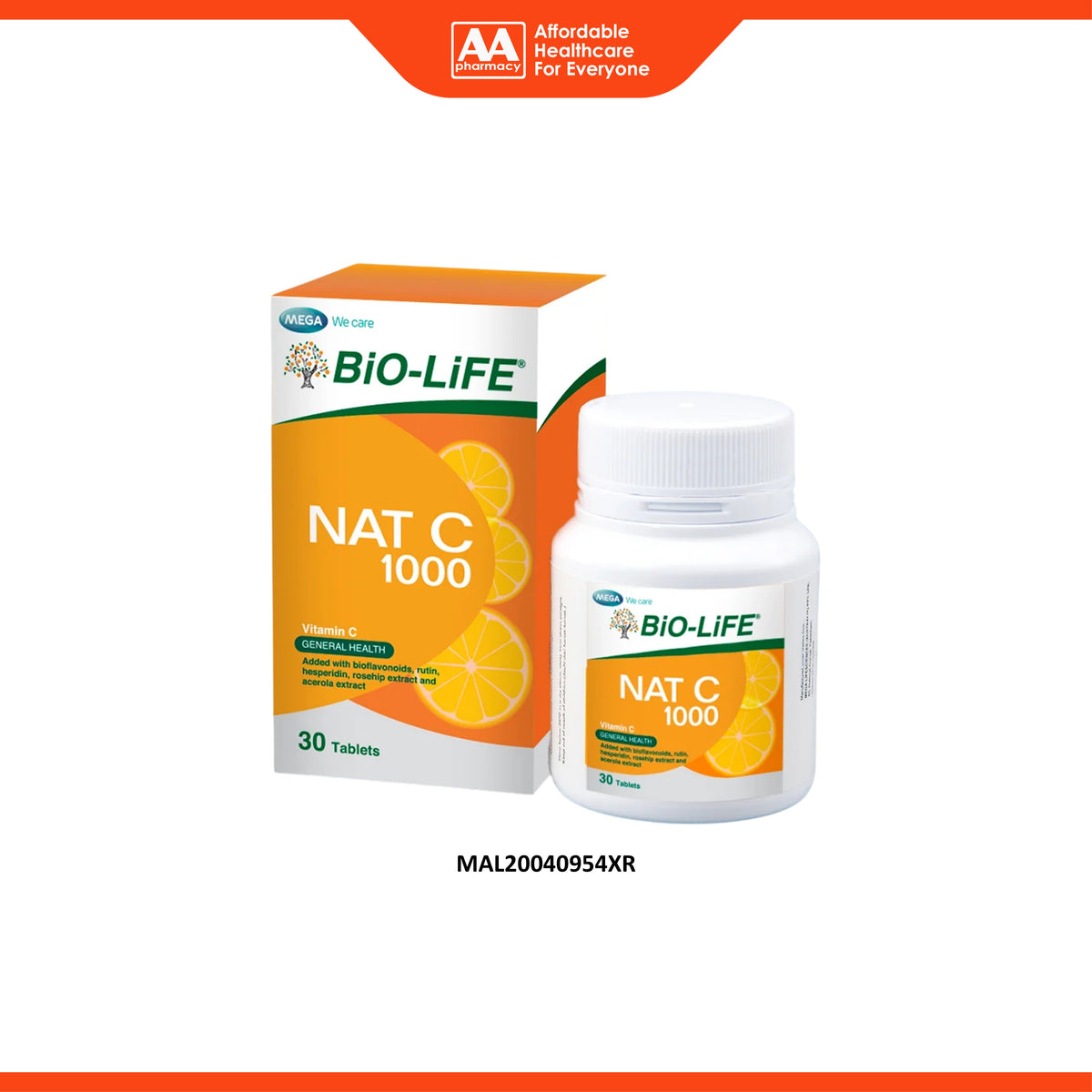 BiO-LiFE Nat C 1000mg Tablet (30's)