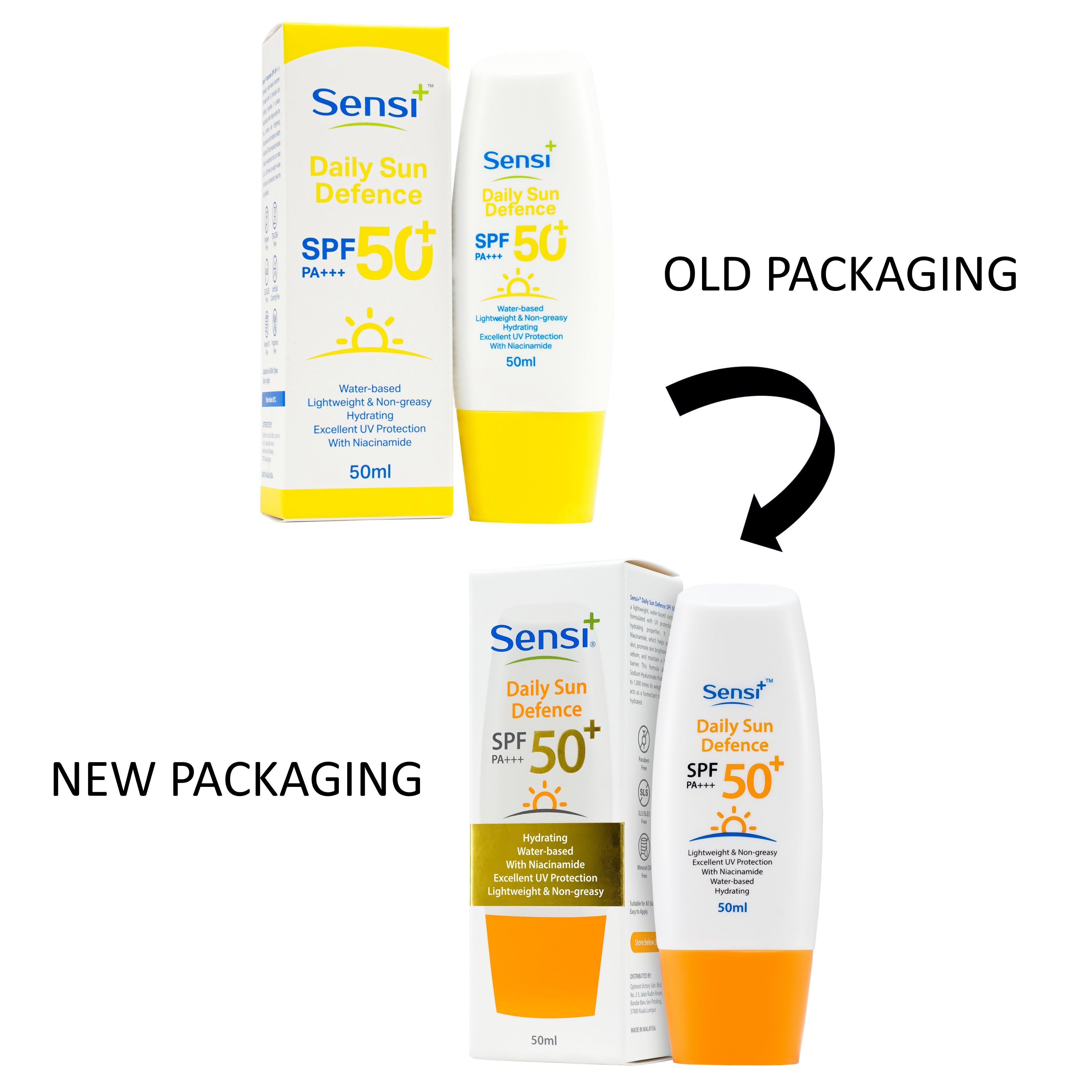 Sensi+ Daily Sun Defence SPF50 PA+++ (50ml)