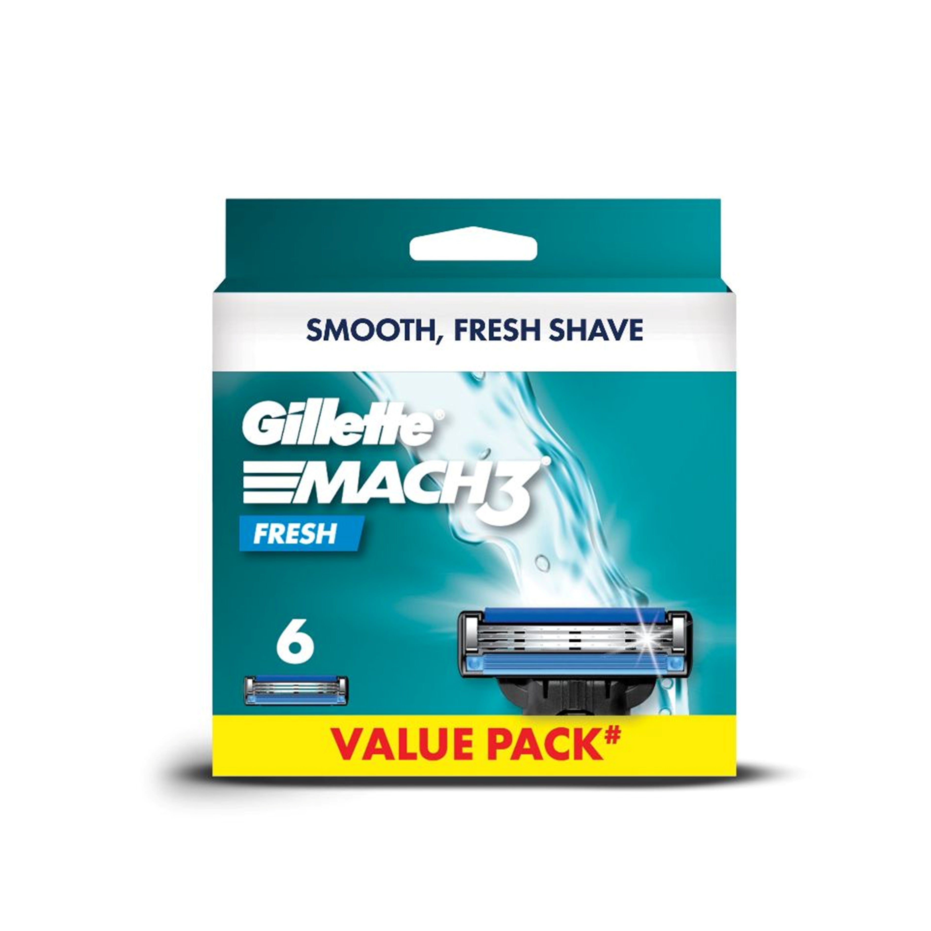 Gillette Mach 3 Fresh Cartridge (6's)