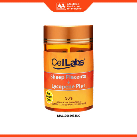 CellLabs Sheep Placenta + Lycopene Plus Softgel Capsule 30's
