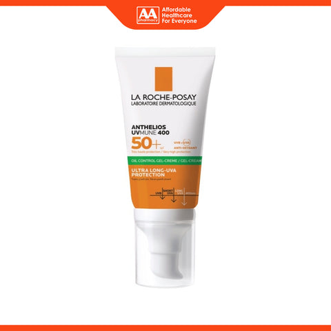 La Roche-Posay Anthelios UVMune 400 SPF50+ PA++++ Oil Control Gel-Cream 50mL