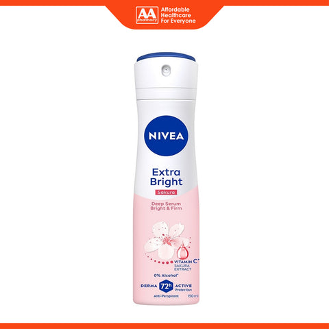 Nivea Female Extra Bright (Sakura) Deep Serum Anti-Perspirant Spray 150mL