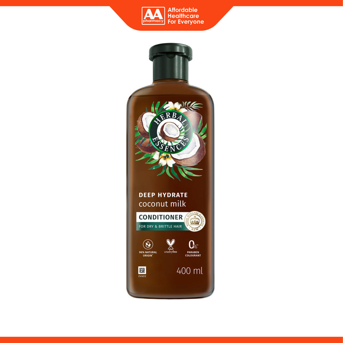 Herbal Essences Conditioner - Coconut Milk, Deep Hydrate (400ml)