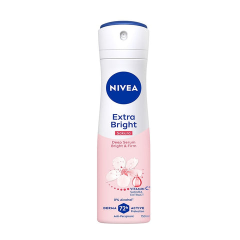Nivea Female Extra Bright (Sakura) Deep Serum Anti-Perspirant Spray 150mL