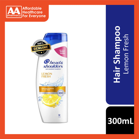 Head and Shoulders Anti-Dandruff Shampoo (Lemon Fresh) 300mL