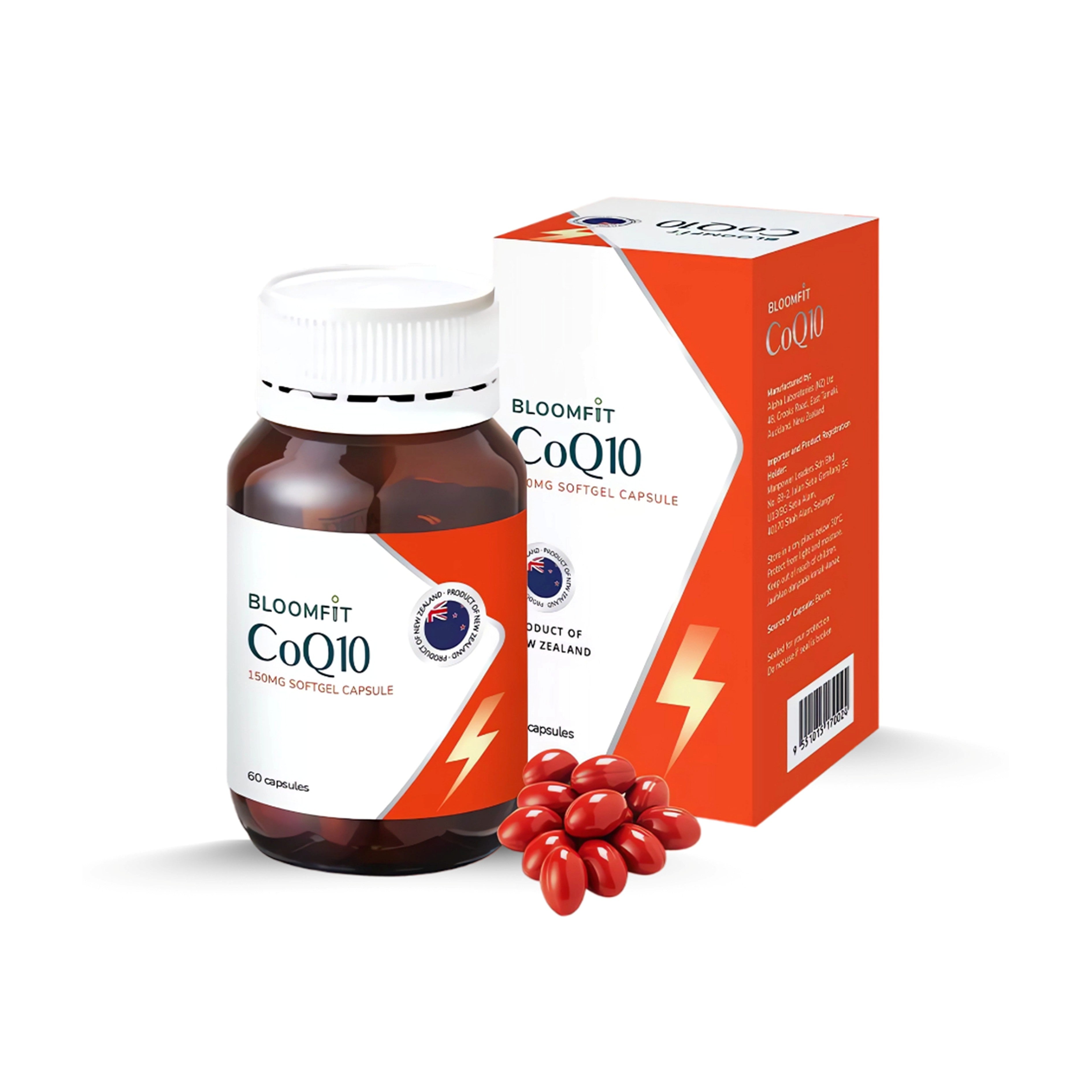 Bloomfit CoQ10 150mg Softgel Capsule 60's
