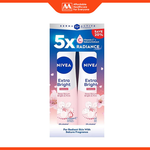 Nivea Deodorant Female Sakura Spray Twin Pack 2x150mL