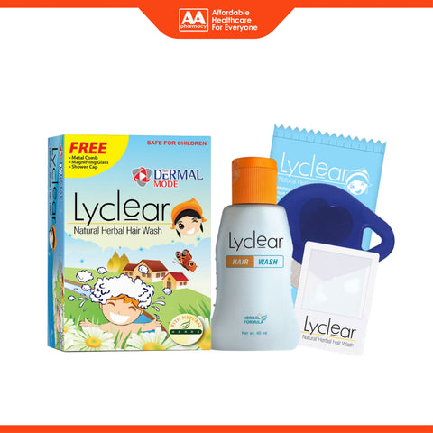 Vitamode Lyclear Natural Herbal Hair Wash 40mL (Safe for Children)