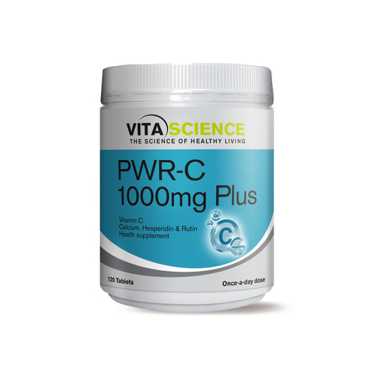 VitaScience PWR-C 1000mg Plus Tablet 120's (Acid-Free Vitamin C)
