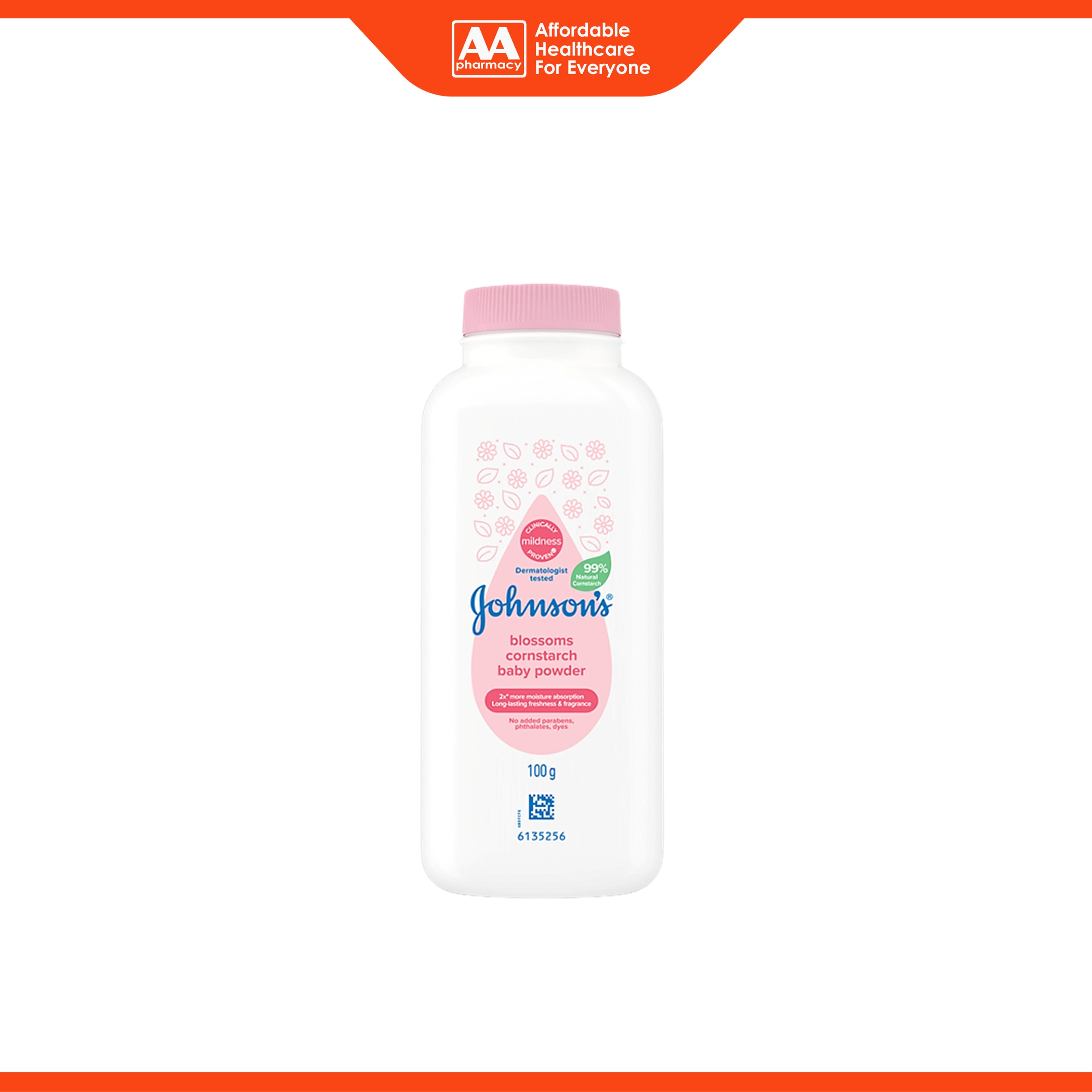 Johnson's Cornstarch Baby Powder Blossoms (100g)