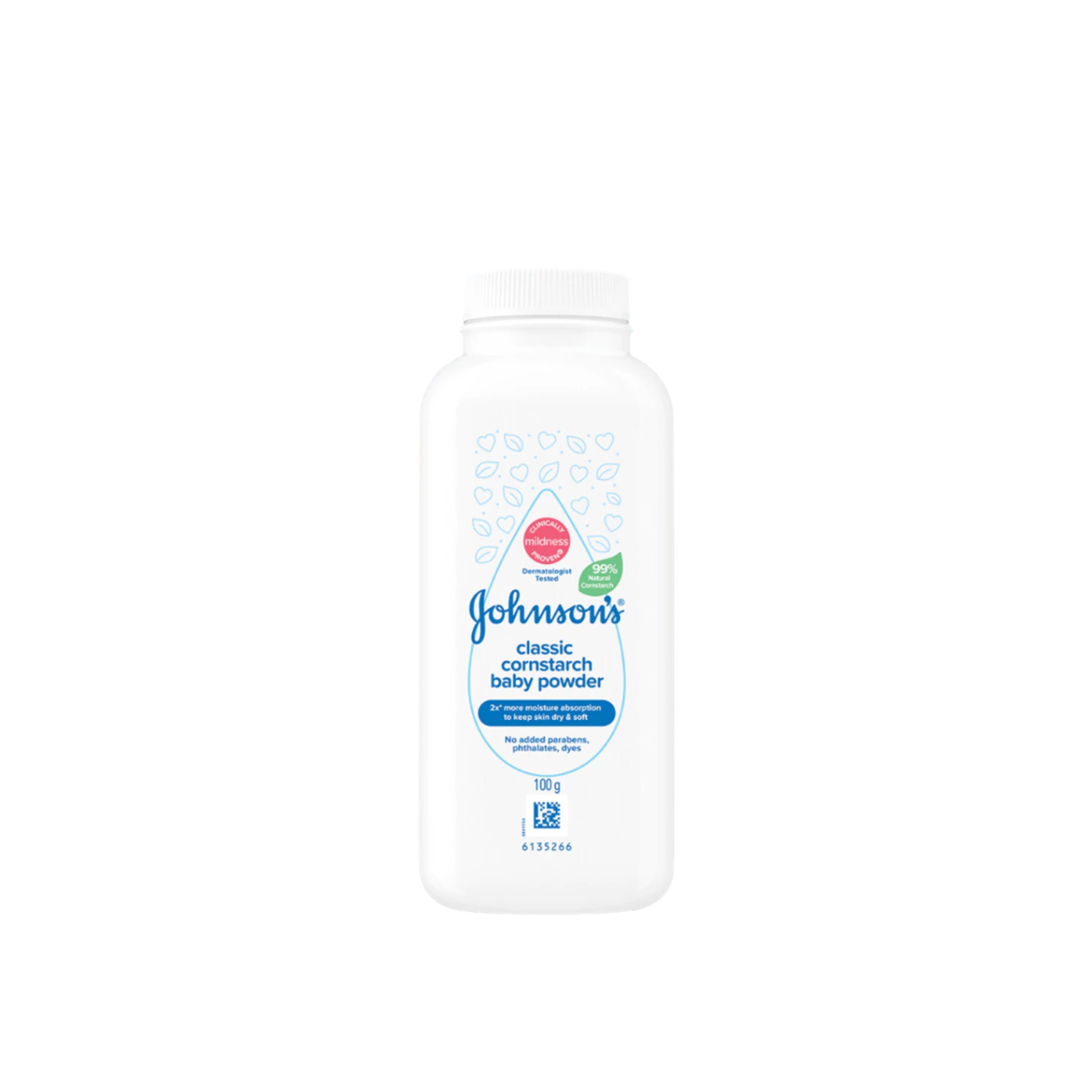 Johnson's Cornstarch Baby Powder Classic (100g)