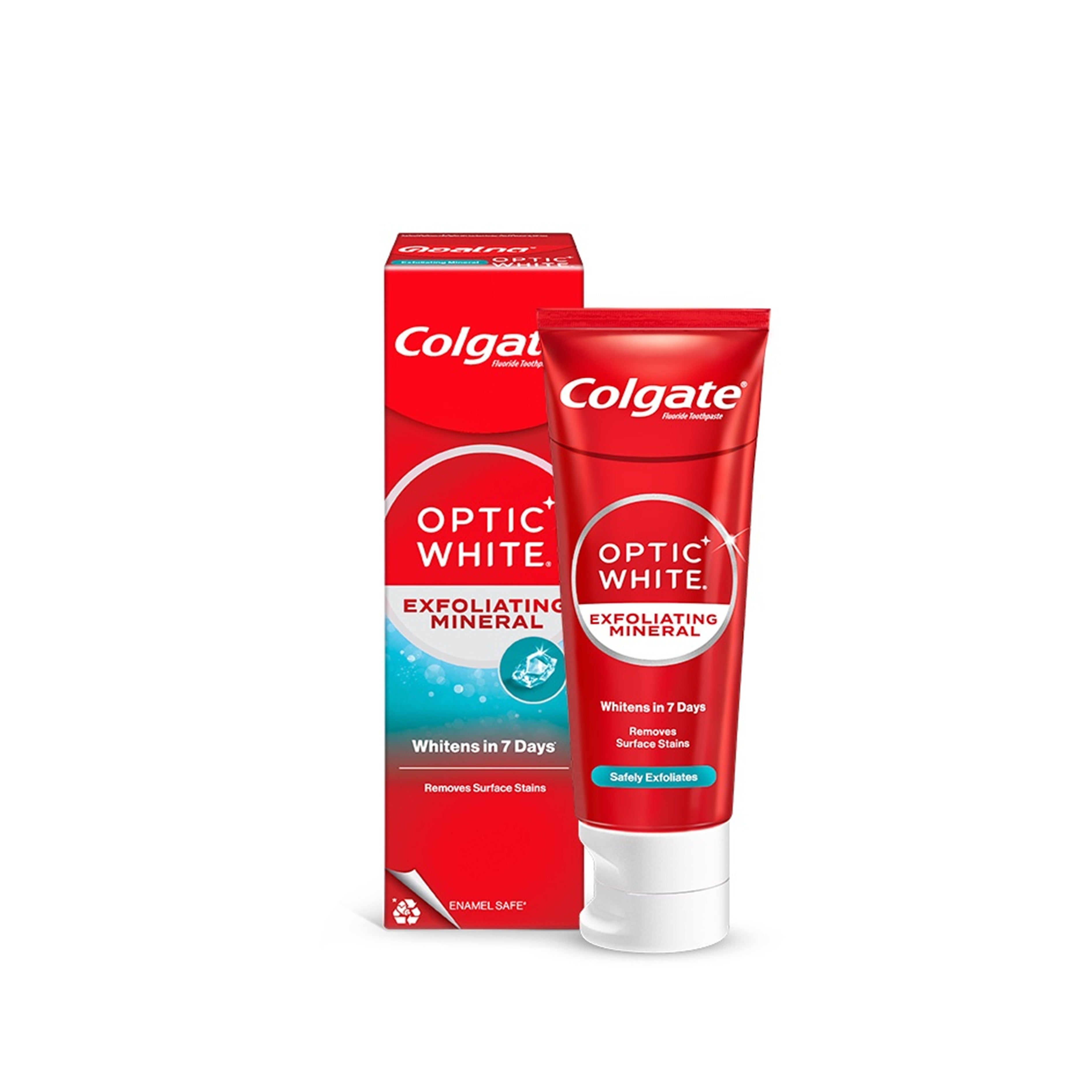 Colgate Toothpaste - Optic White Exfoliating Mineral (100g)