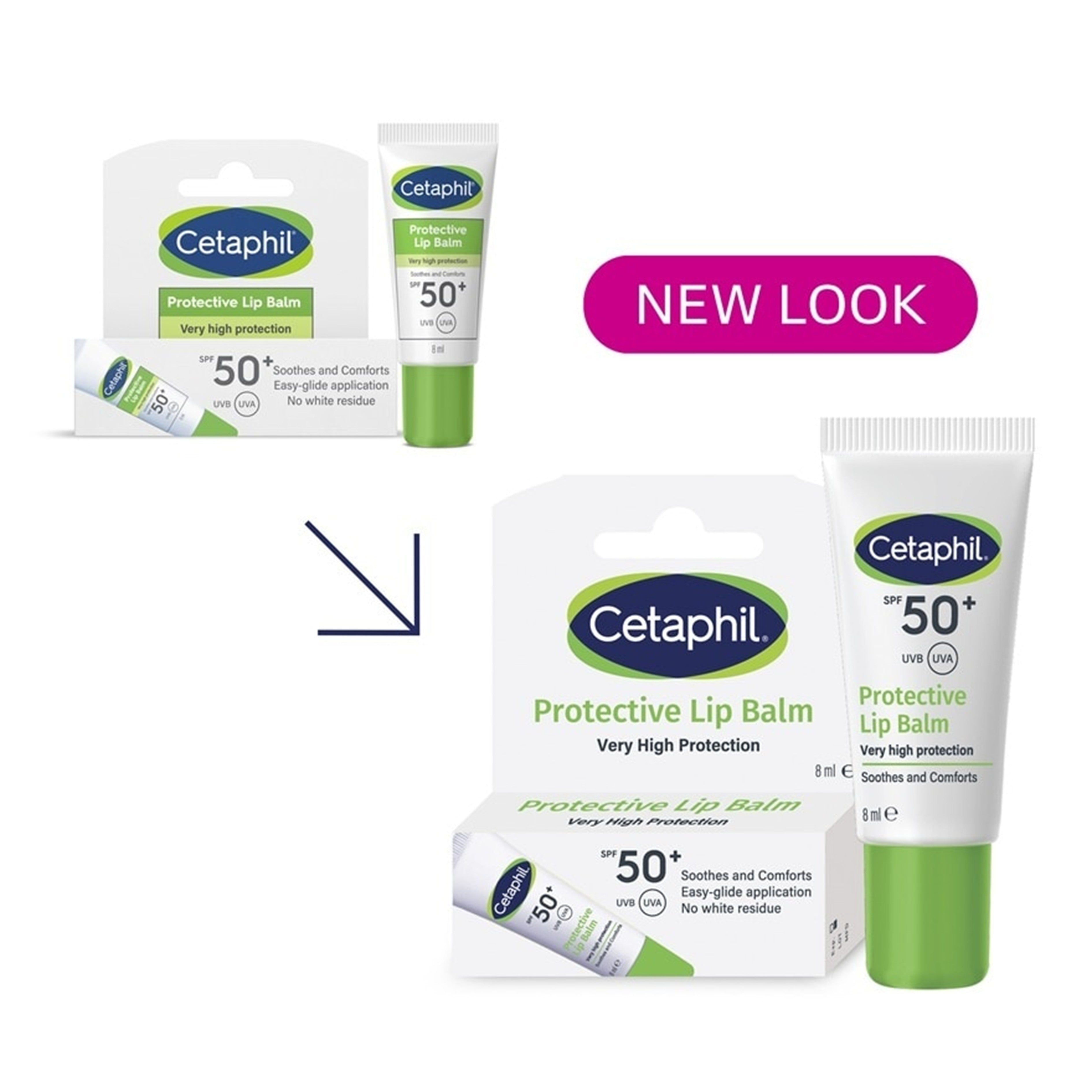 Cetaphil Protective Lip Balm SPF 50+ 8mL