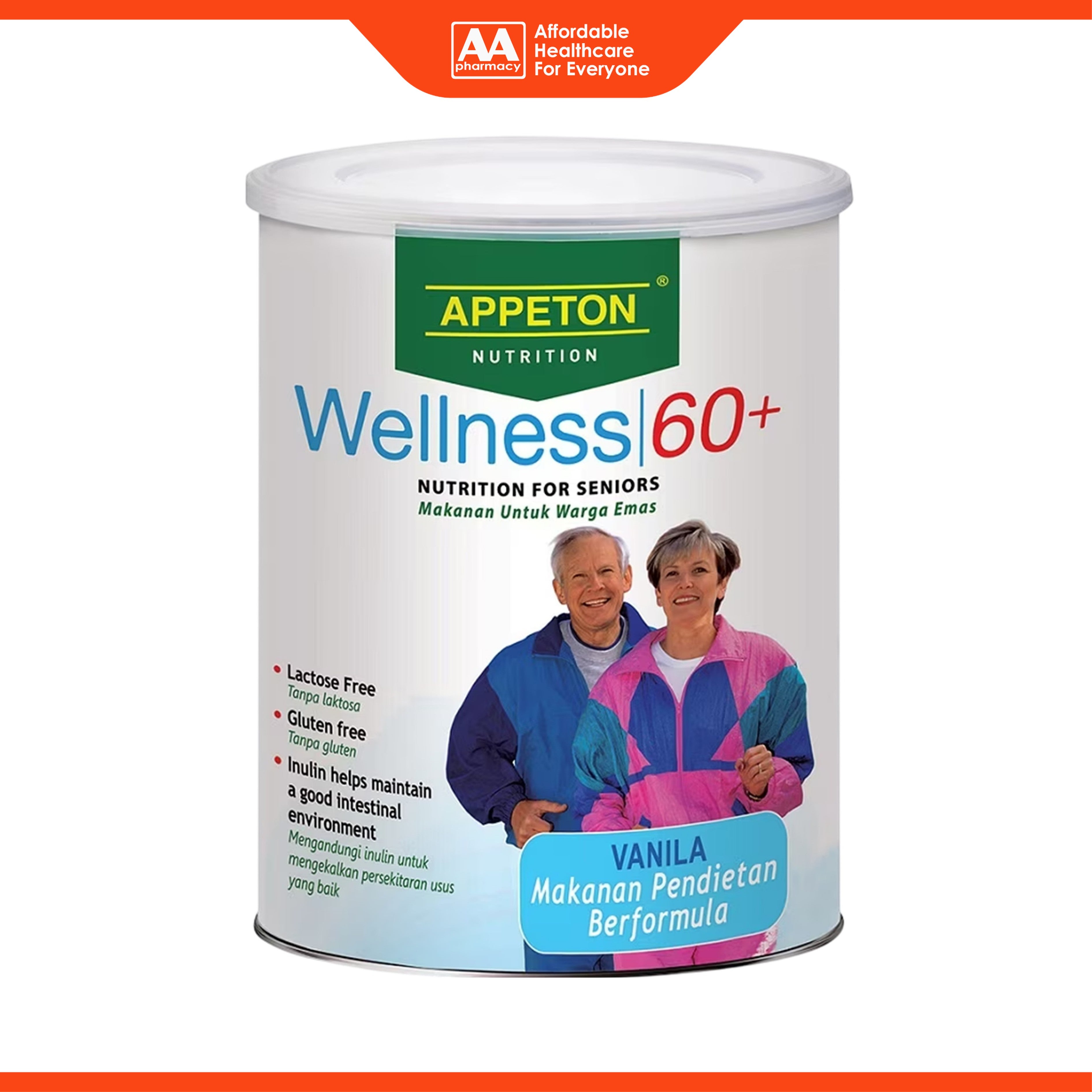 Appeton Wellness 60+ Nutrition for Seniors 900g (Vanilla Flavour)