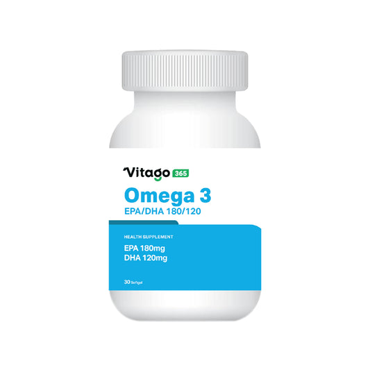 Vitago365 Omega 3 EPA 180 / DHA 120 Softgel 30's