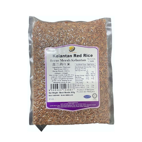 Lohas/Eco Action Premium Kelantan Red Rice 900g (New Packaging)