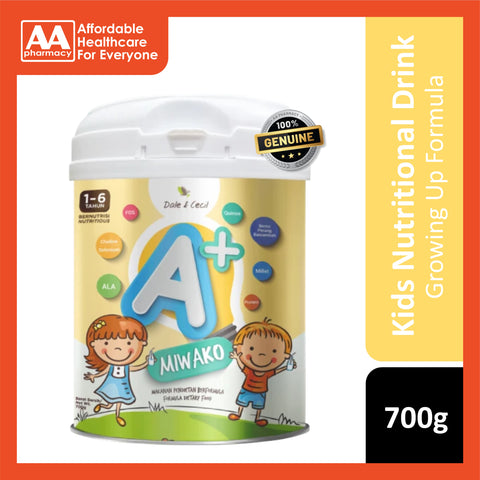 Miwako A+ Plant-Based Growing Up Formula 700g (For Children 1-6 Years Old)