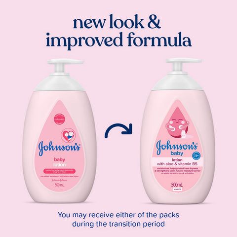 Johnson's Baby Lotion with Aloe and Vitamin B5 500mL