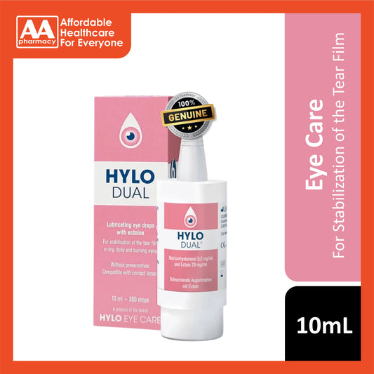 Hylo Dual Lubricating Eye Drops with Ectoine 10mL