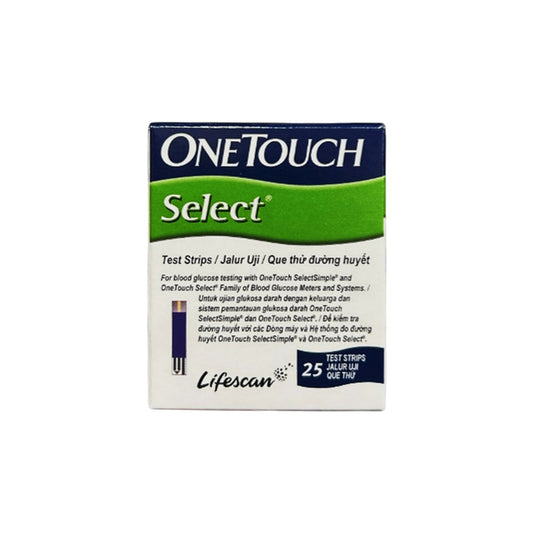 OneTouch Select Glucose Test Strip 25's