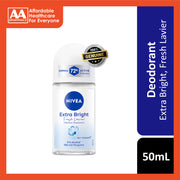 Nivea Extra Bright (Fresh Lavier Aqua Breeze) 72H Anti-Perspirant Roll On 50mL