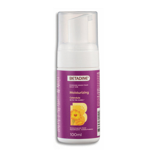 Betadine Feminine Wash Foam Daily Use (Moisturising Calendula) 100mL