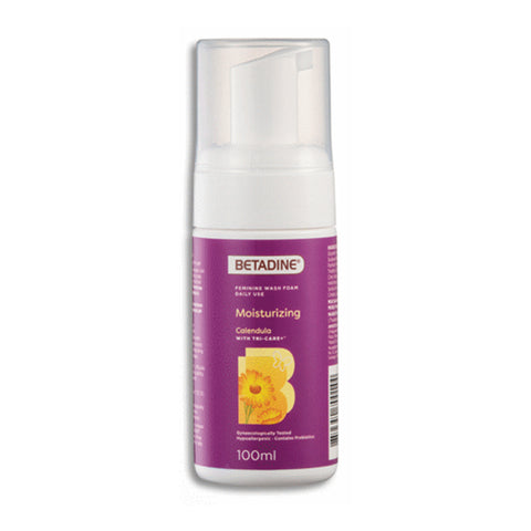 Betadine Feminine Wash Foam Daily Use (Moisturising Calendula) 100mL