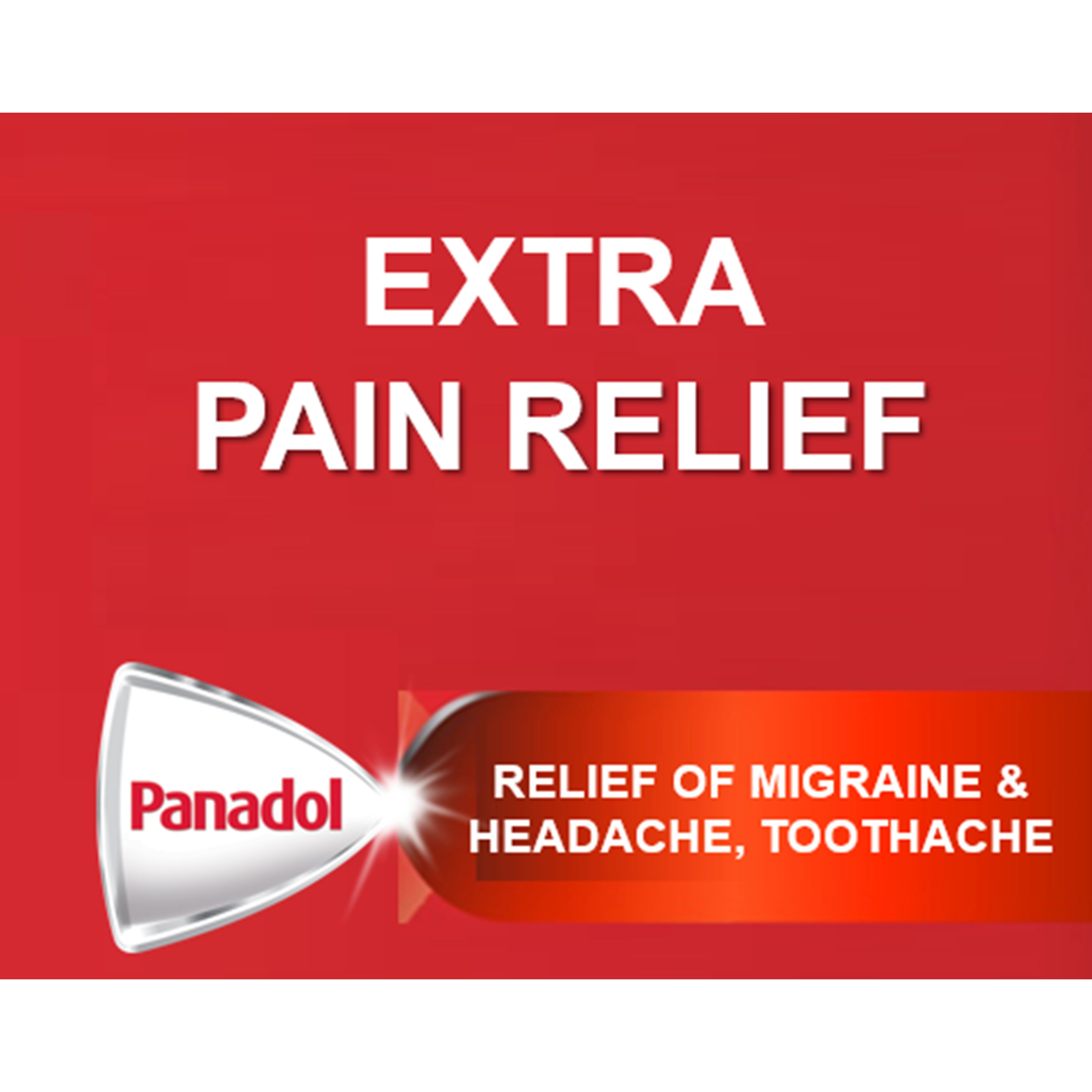 Panadol Extra (Paracetamol 500mg/Caffeine 65mg) Caplet 2x6's