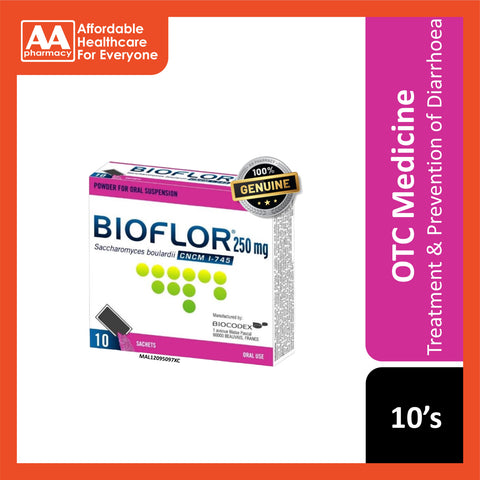 Bioflor (Saccharomyces boulardii CNCM I-745) 250mg Sachet 10's