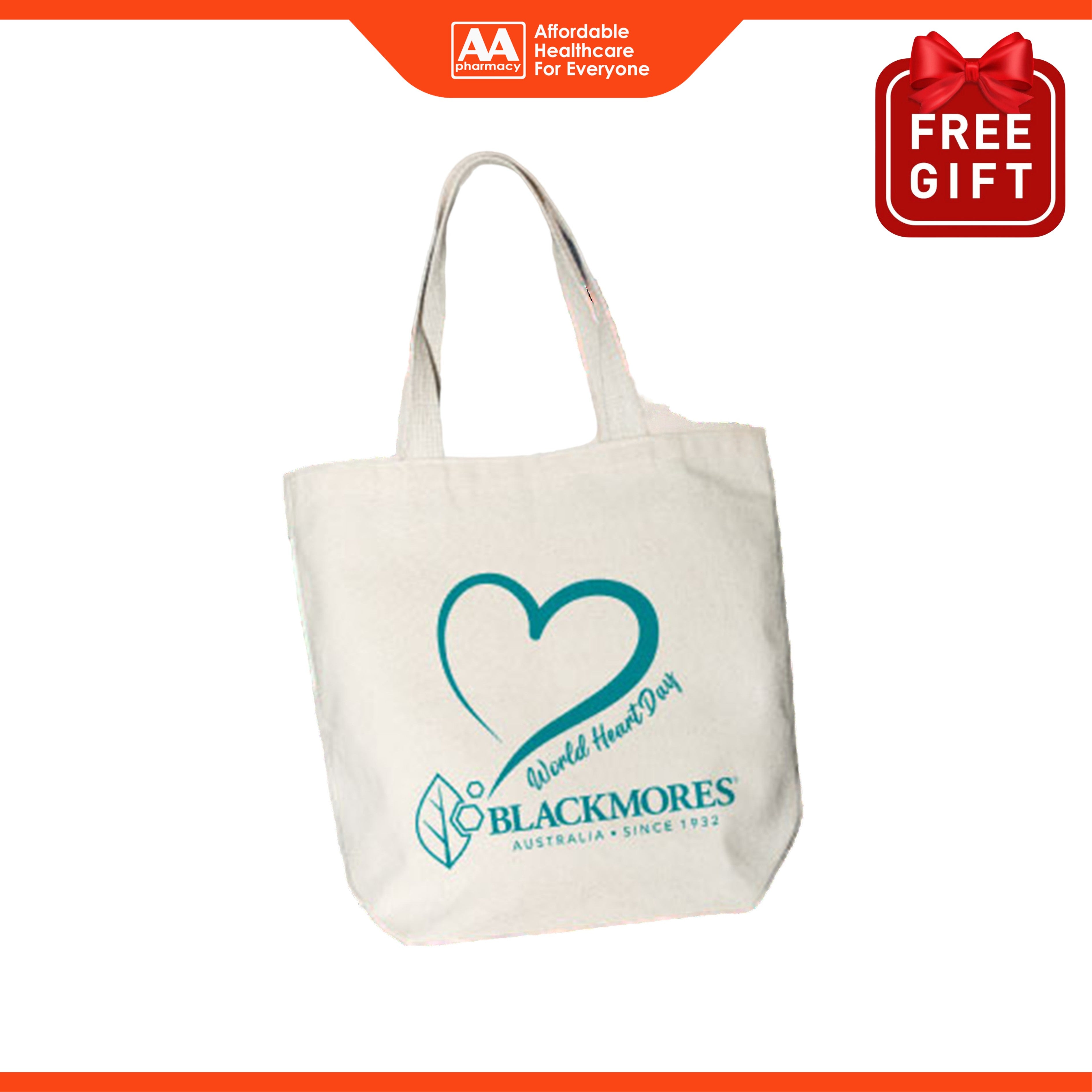 AA FREE GIFT: Blackmores Canvas Bag 1's