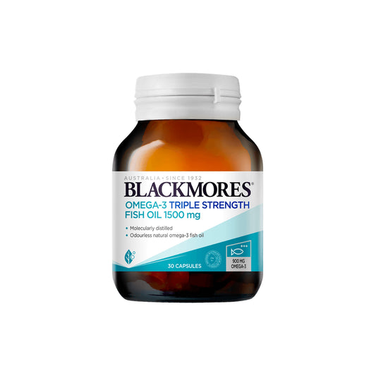 Blackmores Omega-3 Triple Strength Fish Oil 1500mg Softgel 30's
