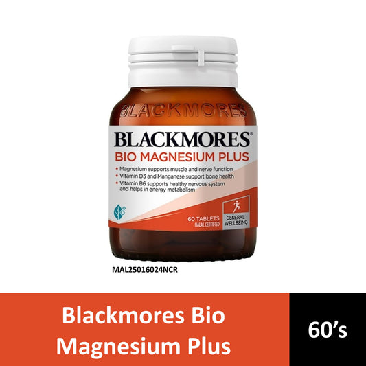 Blackmores Bio Magnesium Plus Tablet 60's