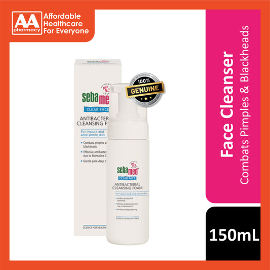 Sebamed Clear Face Antibacterial Cleansing Foam 150mL