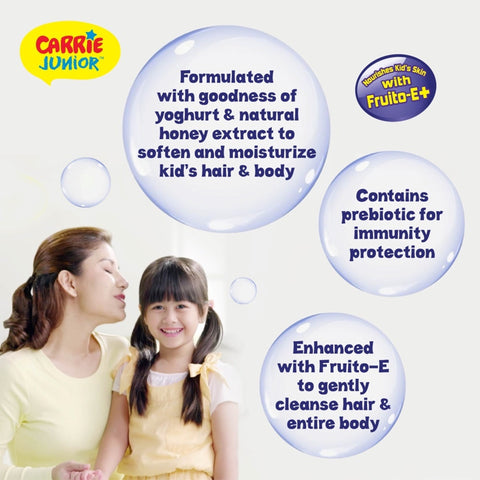 Carrie Junior Hair & Body Wash (Yoghurt Melon) 1000g